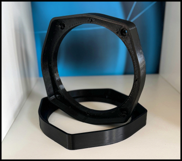 Adapter Ringe BMW Z4 E85 / E86 / E89  auf 16,5 cm Lautsprecher